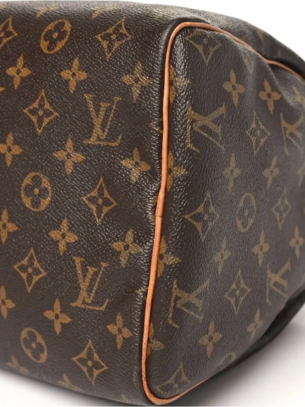 Louis Vuitton Monogram Canvas Top Handle Satchel Speedy 35.  Receipt Included - Picture 6 of 9